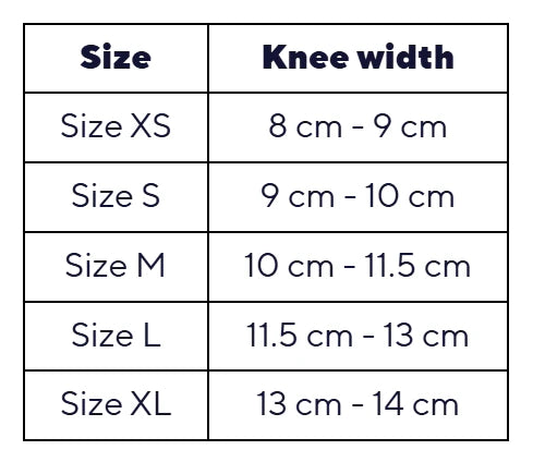 Sizing guide