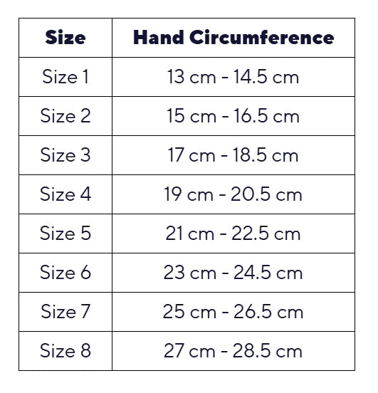 Sizing guide
