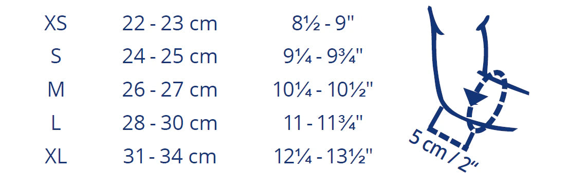Sizing guide